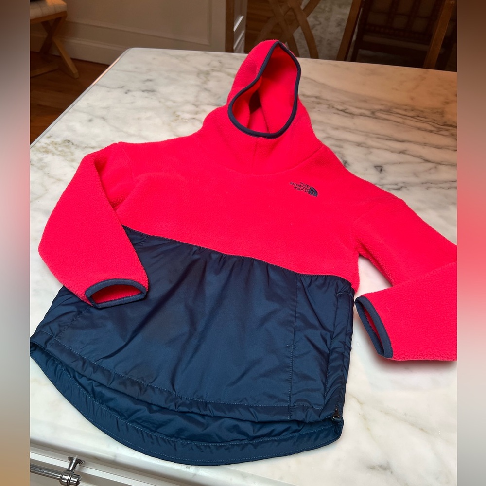 The North Face Kids' Pink and Navy Hoodie - Picture 2 of 6
